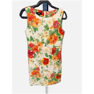 AGB- Floral Sleeveless Dress - Multicolor size 8